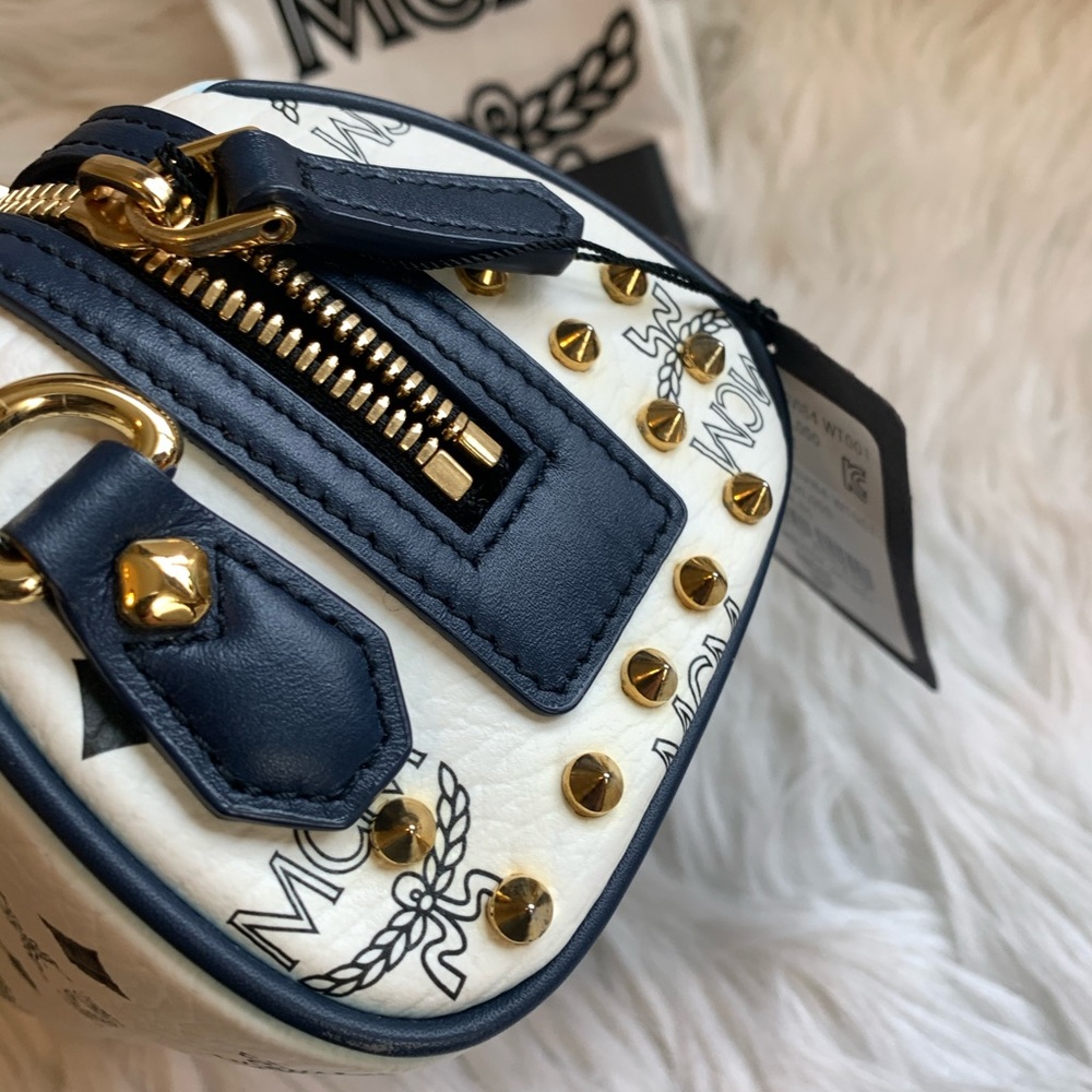 RARE MCM Swarovzki 2 way boston - Nano - Picture 8 of 16